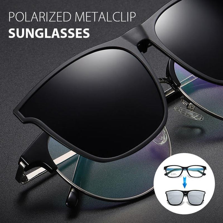 New Polarized Clip on Flip Up Sunglasses