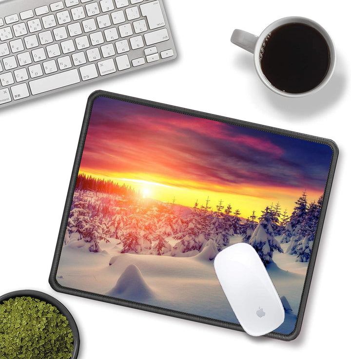 P133 Mouse Pad with Stitched Edge