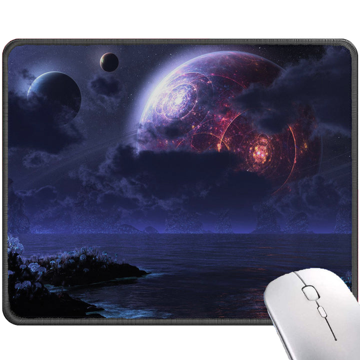 P101 Mouse Pad with Stitched Edge