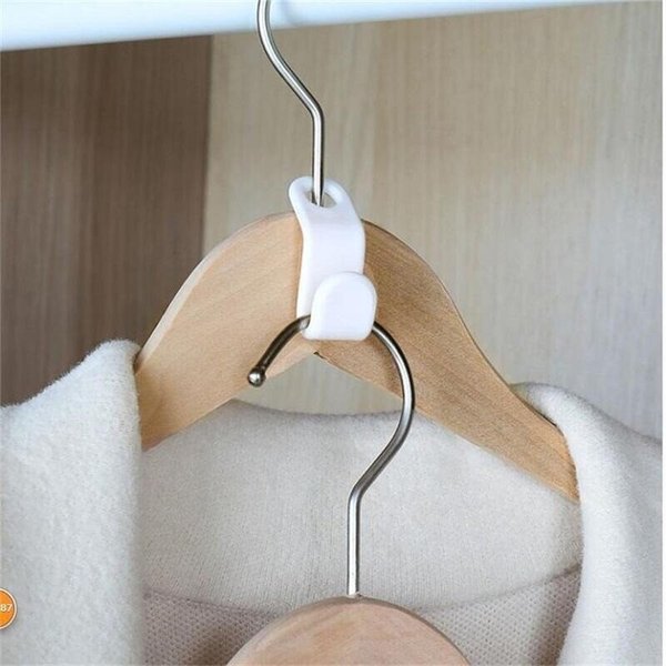 Space Saving Clothes Hanger Connector Hooks