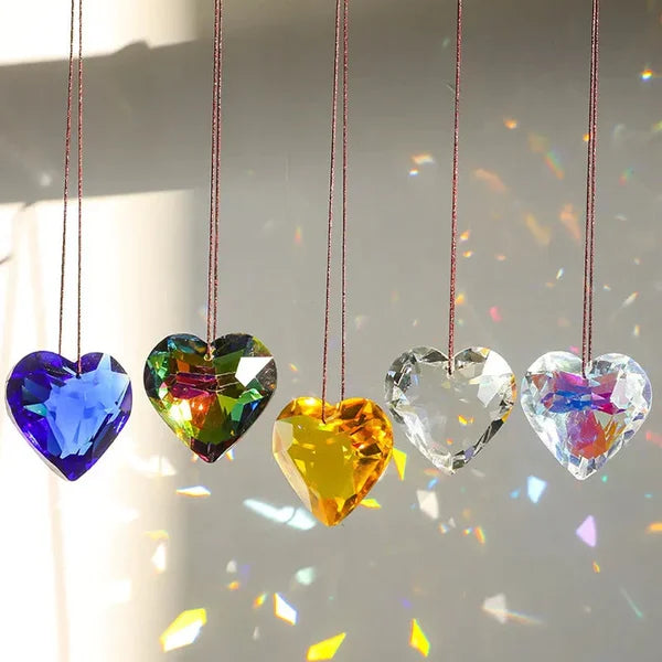 🔥LAST DAY 48% OFF 🔥 Hanging Heart Suncatcher Prism Crafts