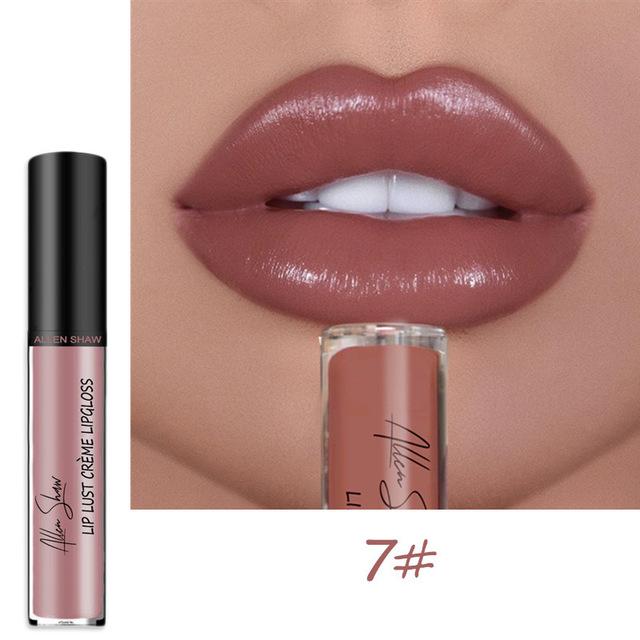 2024 NEW 12 Color Waterproof Long Lasting Moist Lip Gloss Plumper Liquid Lipstick