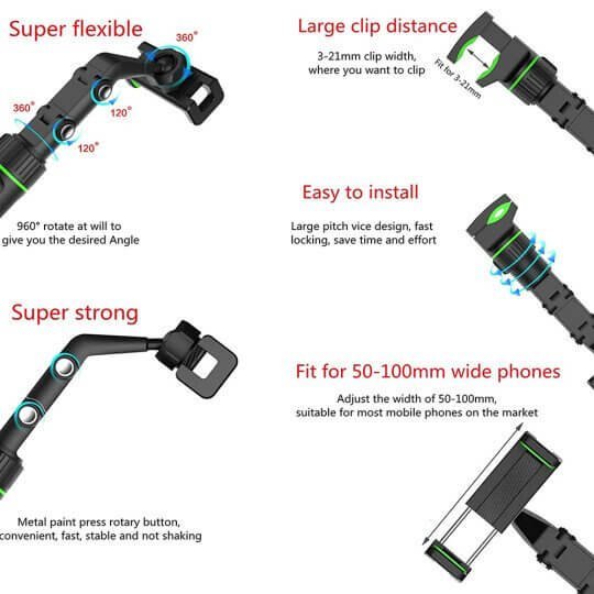 Multifunctional Rearview Mirror Phone Holder HOT SALE