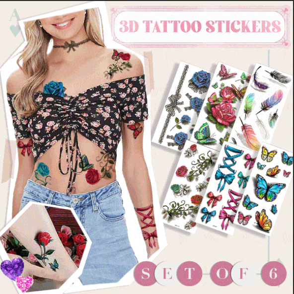 3D Tattoo Stickers