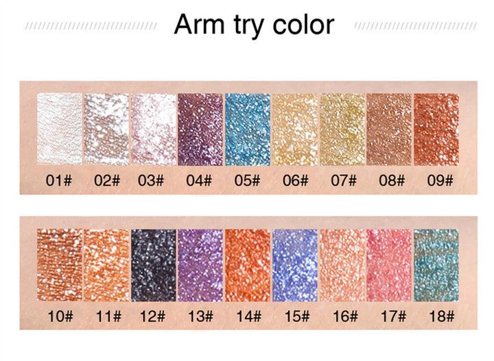 PU Diamond Glitter Liquid Eyeshadow