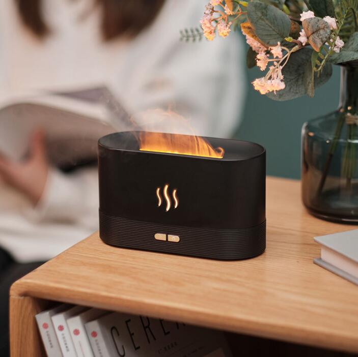 HumidiFire Aromatherapy Flam Ultrasonic Diffuser