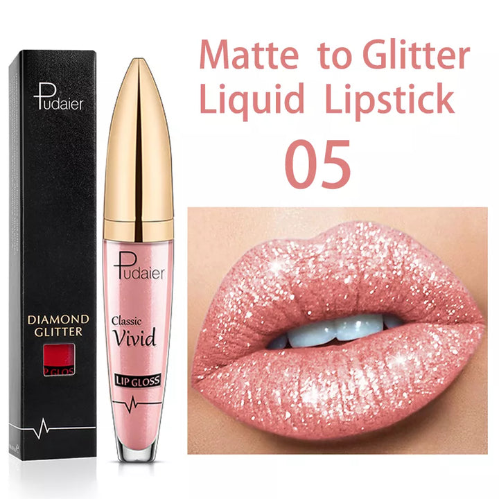 🔥New Year Sale 49% Off - Diamond Shiny Waterproof Lip Gloss🎁