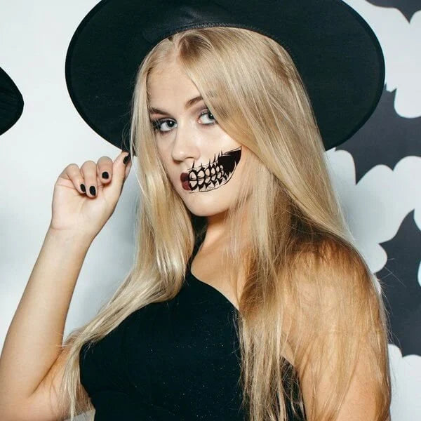 🎃HALLOWEEN PRE SALE - 49% OFF🎃Halloween prank makeup temporary tattoo