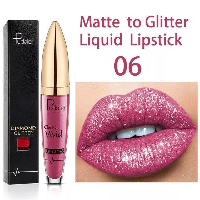 🔥New Year Sale 49% Off - Diamond Shiny Waterproof Lip Gloss🎁