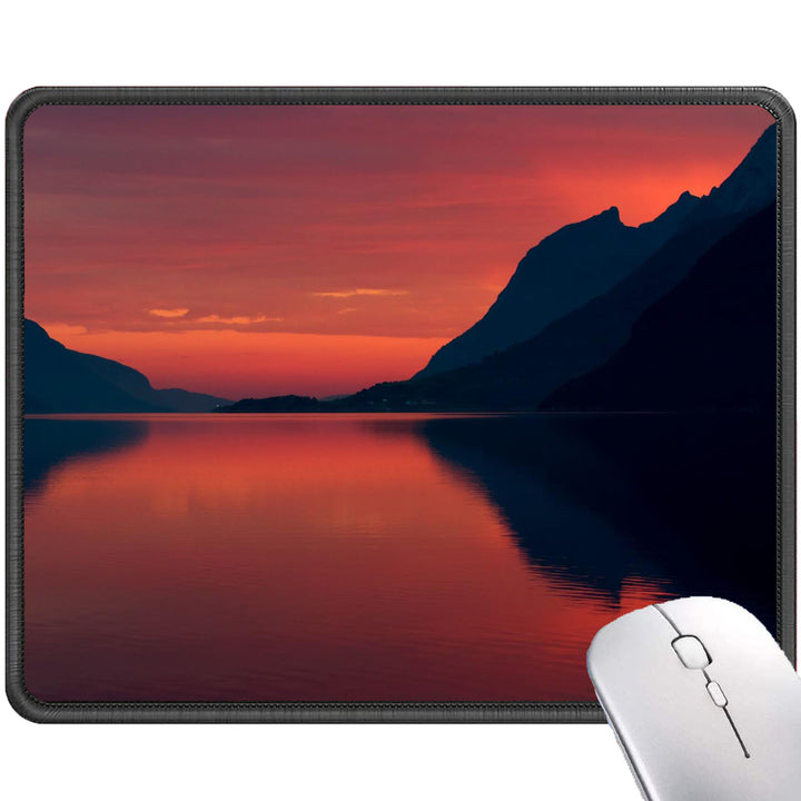 P128 Mouse Pad with Stitched Edge