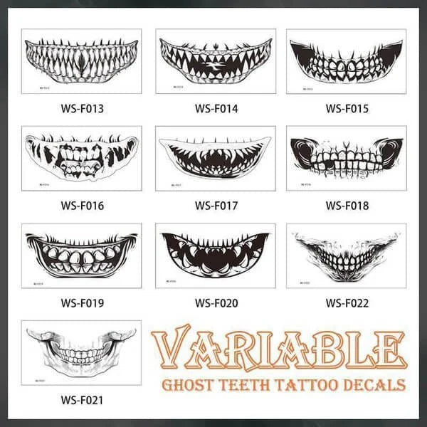 🎃HALLOWEEN PRE SALE - 49% OFF🎃Halloween prank makeup temporary tattoo