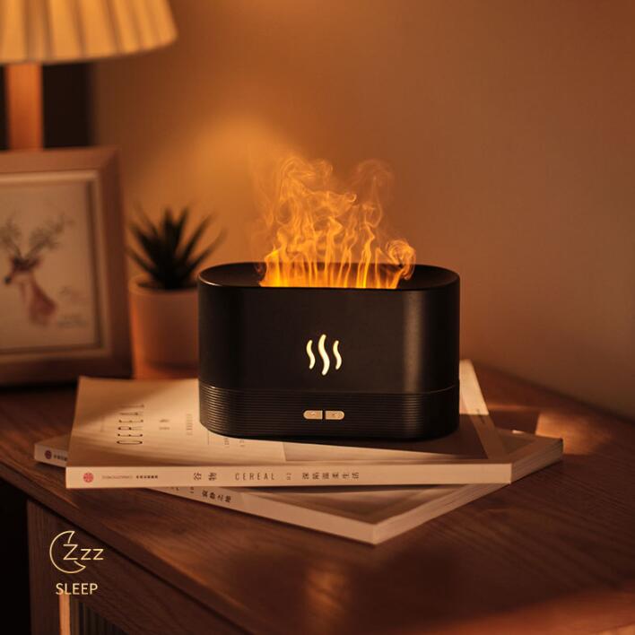 HumidiFire Aromatherapy Flam Ultrasonic Diffuser