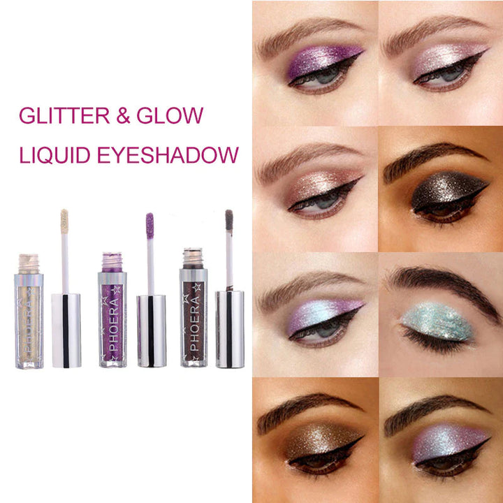 2024 Makeup Metallic Glitter Liquid Eyeshadow