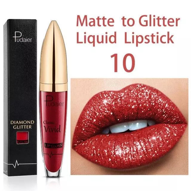 🔥New Year Sale 49% Off - Diamond Shiny Waterproof Lip Gloss🎁