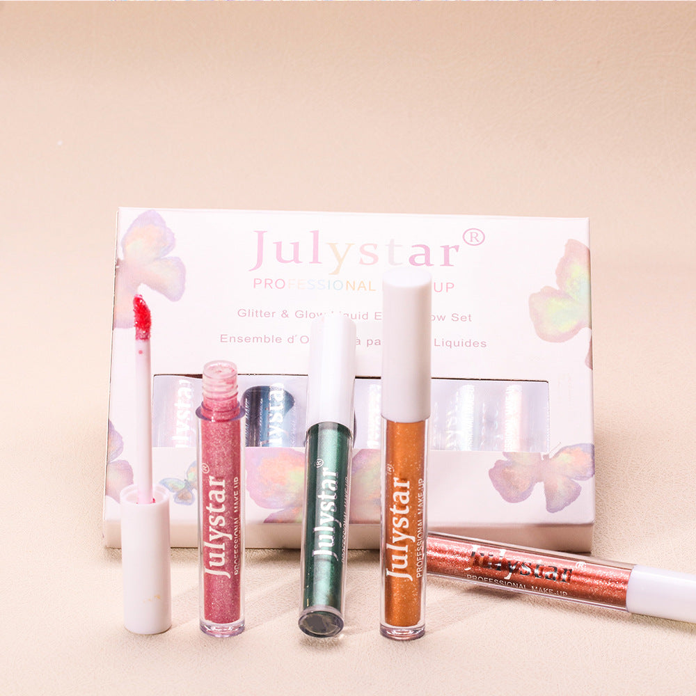 (🔥Mothers Day Sale 50% OFF )-2024 New 10 Colors Liquid Glitter Eyeshadow Set
