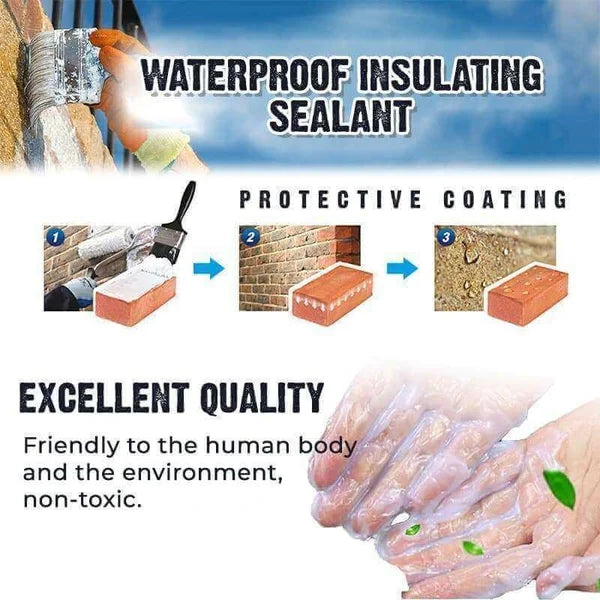 Waterproof Insulating Sealant (Gift Free Brushes)