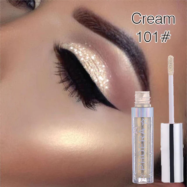 2024 Makeup Metallic Glitter Liquid Eyeshadow