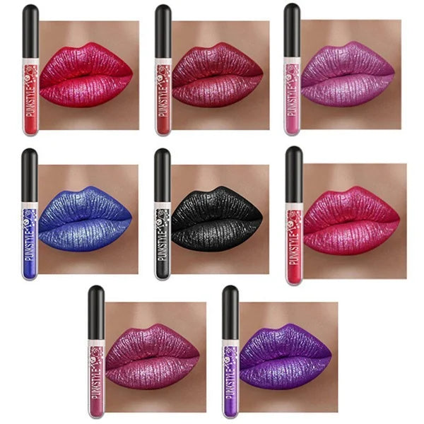 Diamond Shimmer Glitter Liquid Waterproof Lipstick