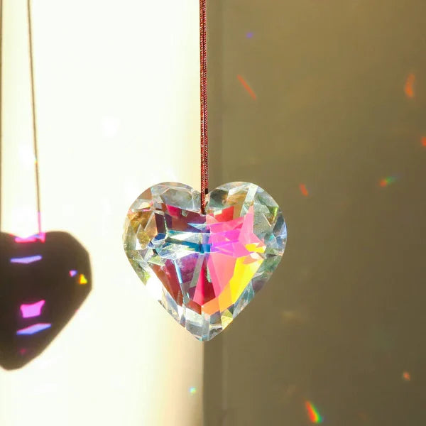 🔥LAST DAY 48% OFF 🔥 Hanging Heart Suncatcher Prism Crafts