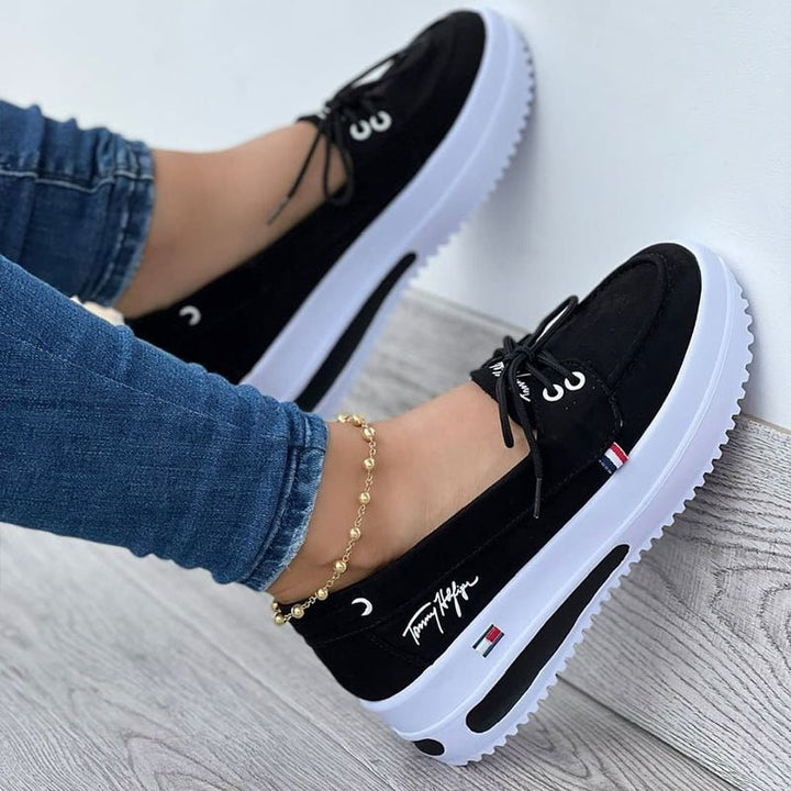 Fashion Platform Casual Ladies Sneakers