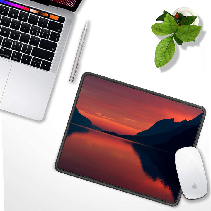 P128 Mouse Pad with Stitched Edge