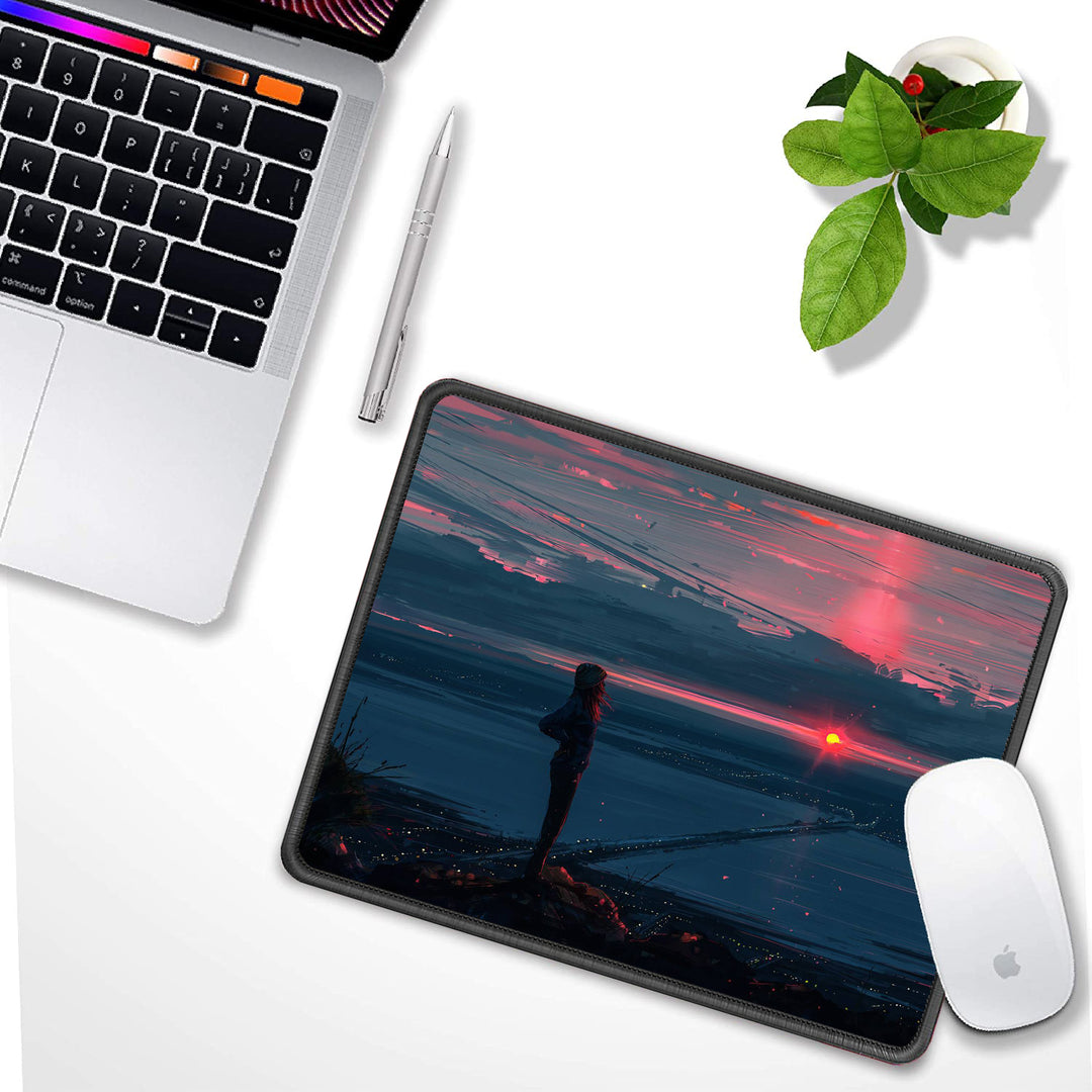 P121 Mouse Pad with Stitched Edge