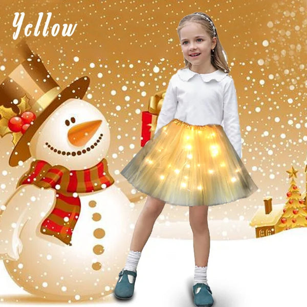 🎅 EARLY XMAS SALE 50% OFF 🔥Magical & Luminous LED Tutu Skirt