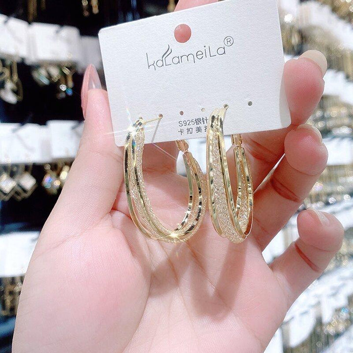 Fashion Oval Earrings