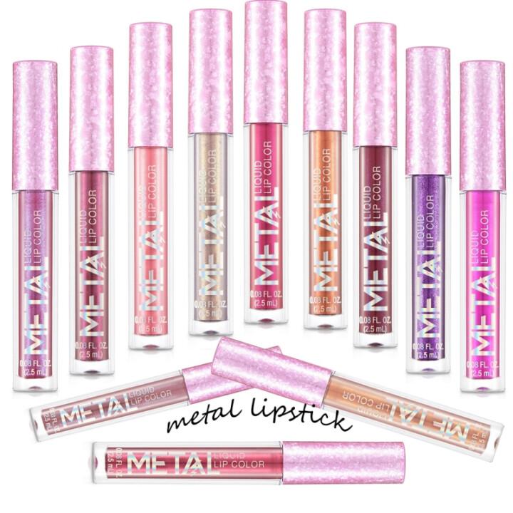 2024 NEW Glitter Metallic Liquid Lipstick Waterproof