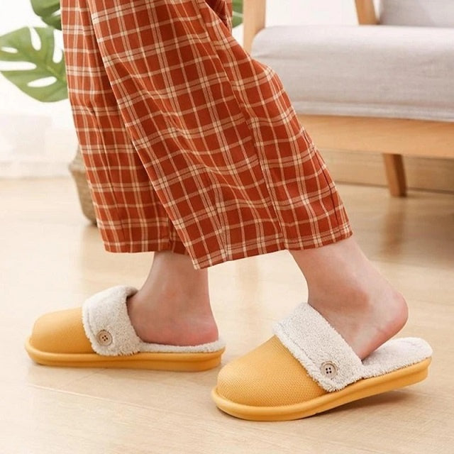 Mildly Slippers Removable Warm Comfortable Cotton Slippers