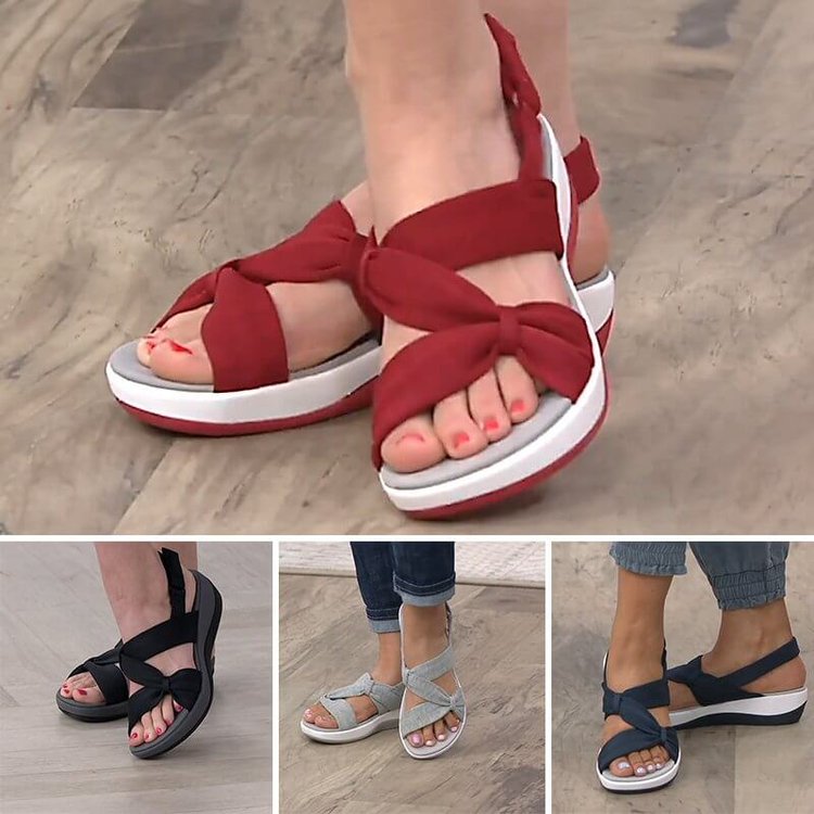 Womens Bow Sandals