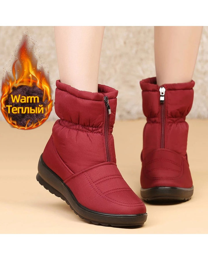 Women s snow ankle boots winter warm