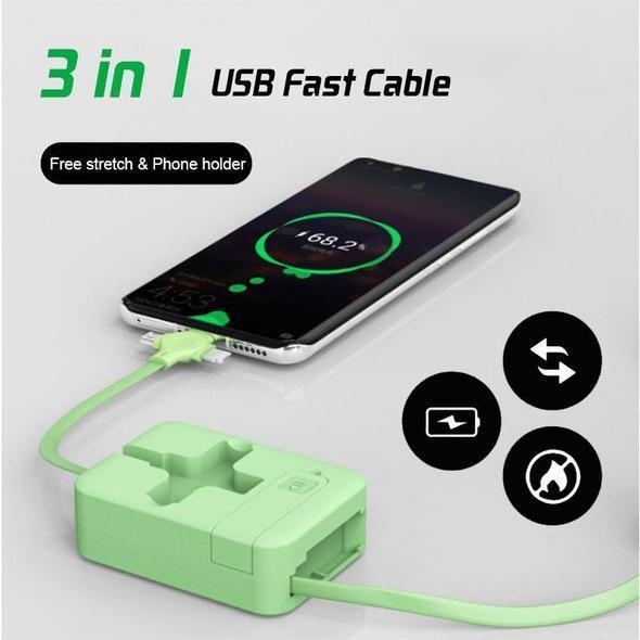 4 in 1 Data Cable Phone Stand