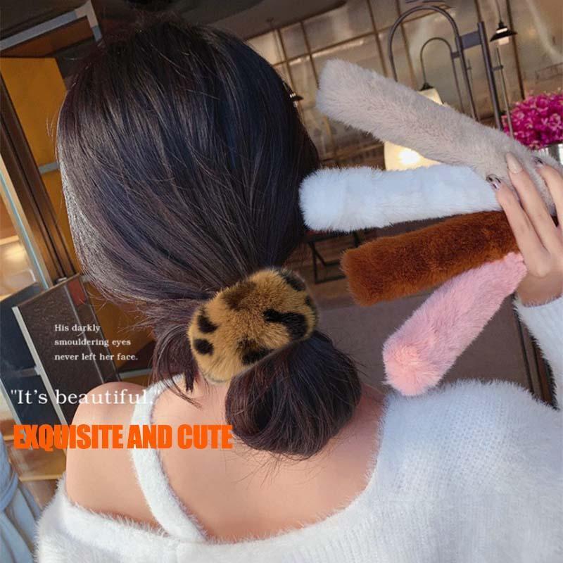 Winter Furry Bracelet Hair Accessories