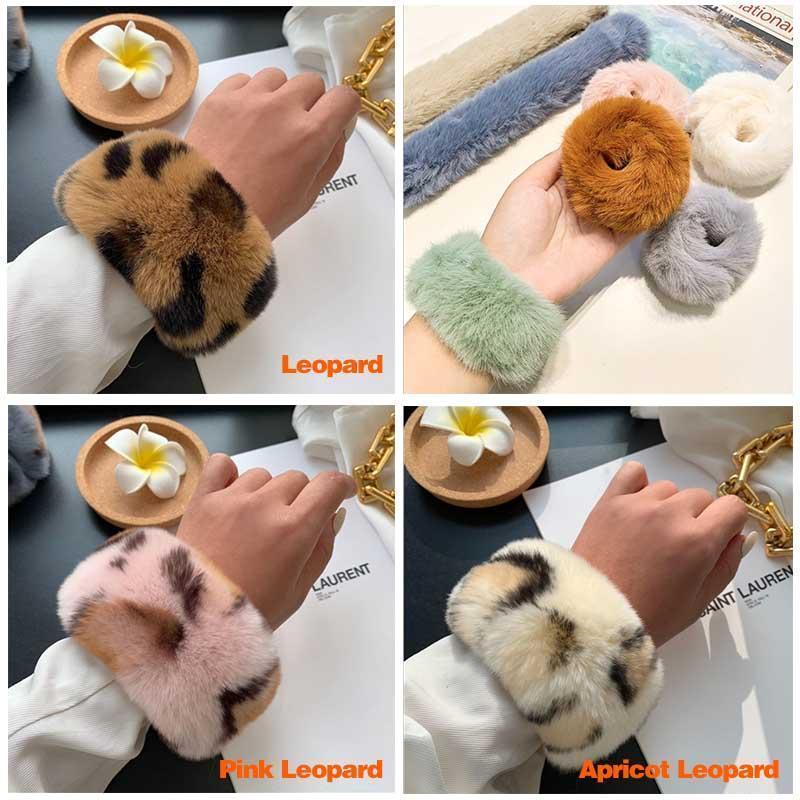 Winter Furry Bracelet Hair Accessories