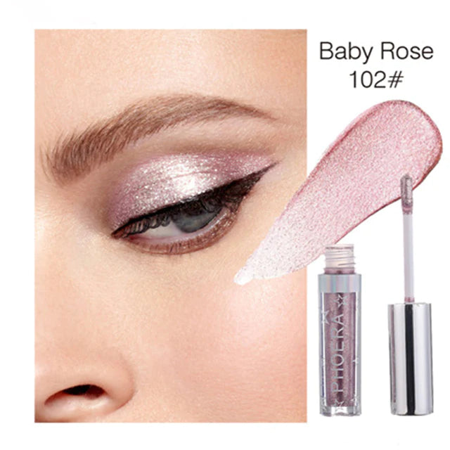 2024 Makeup Metallic Glitter Liquid Eyeshadow