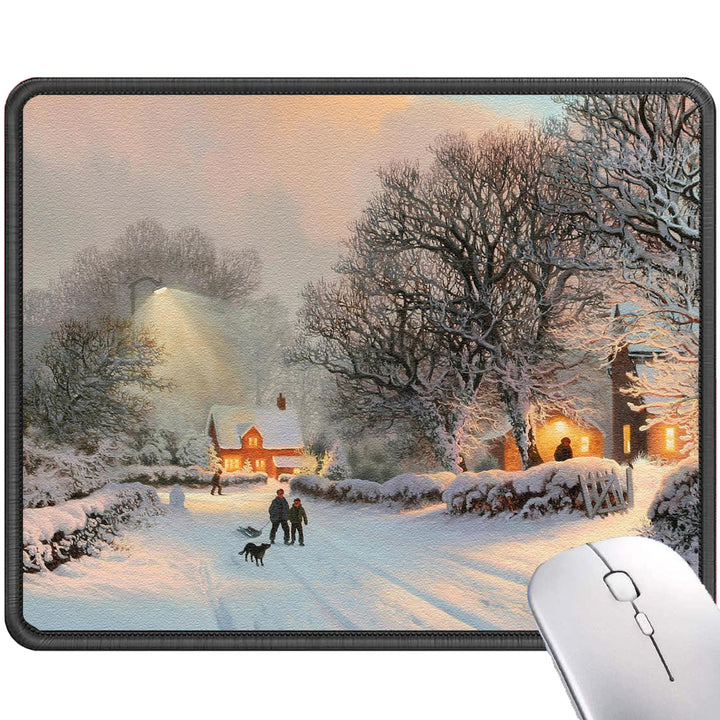 P136 Mouse Pad with Stitched Edge