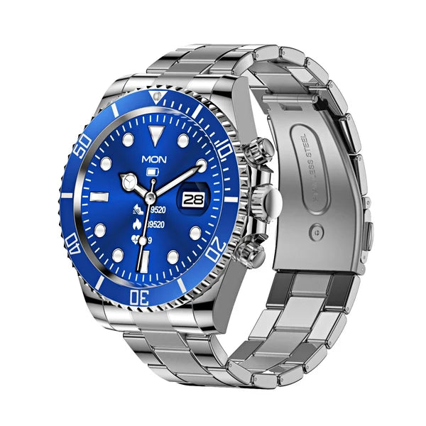 Multifunctional Bluetooth Talk Mens Casual Smart Watch