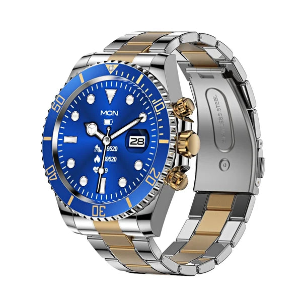 Multifunctional Bluetooth Talk Mens Casual Smart Watch