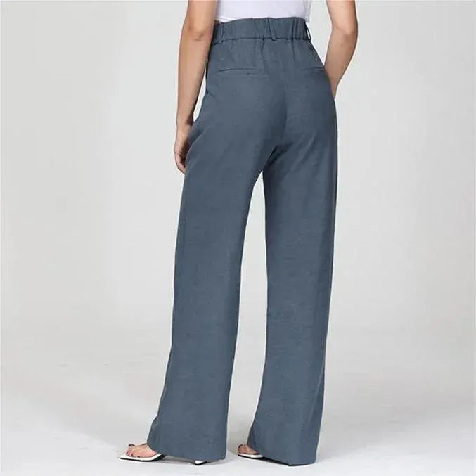 WOMENS EFFORTLESS TAILORED WIDE LEG PANTS