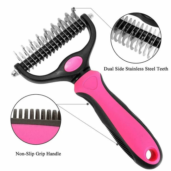 Christmas Pre-Sale 48% OFF - Pet Pro Grooming Tool- Dual-sided Comb(🔥Buy 2 Get 1 Free)