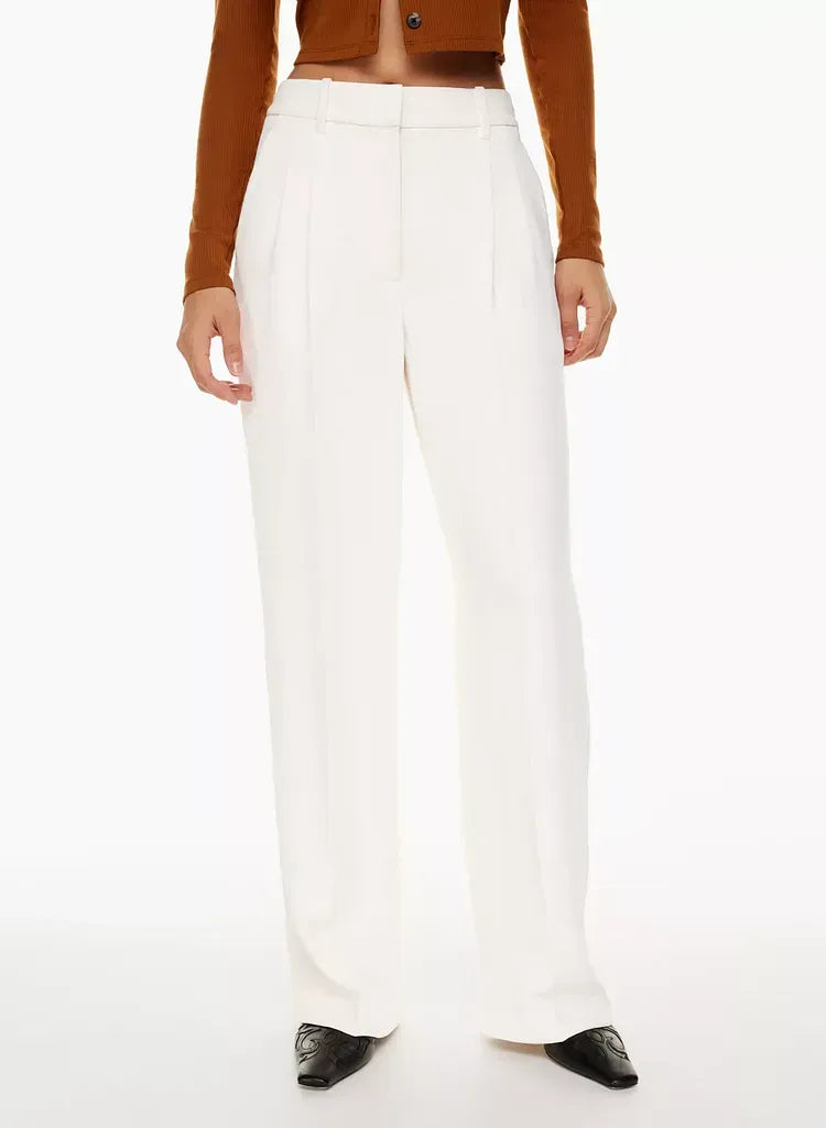 WOMENS EFFORTLESS TAILORED WIDE LEG PANTS