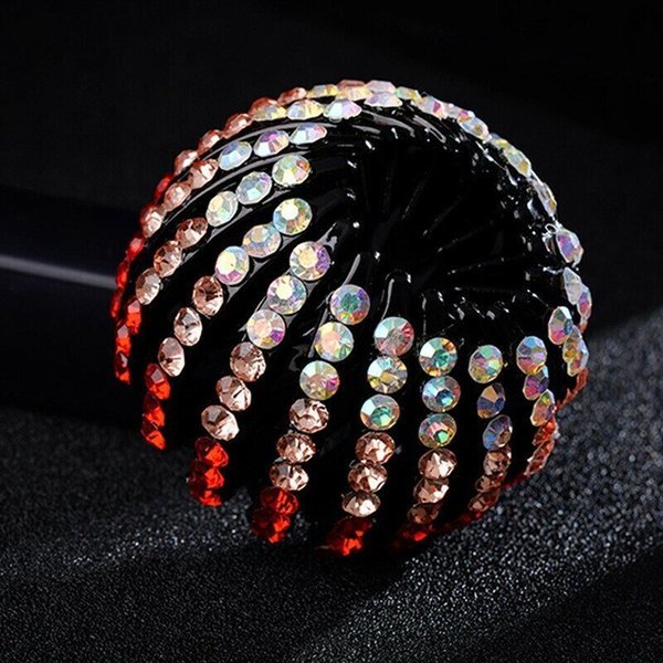 Rhinestone Birds Nest Hairpin