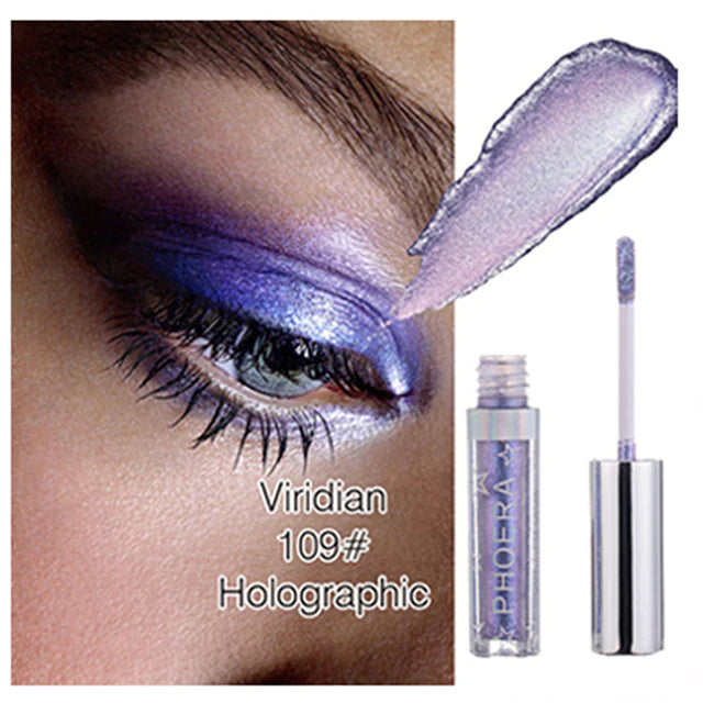 2024 Makeup Metallic Glitter Liquid Eyeshadow