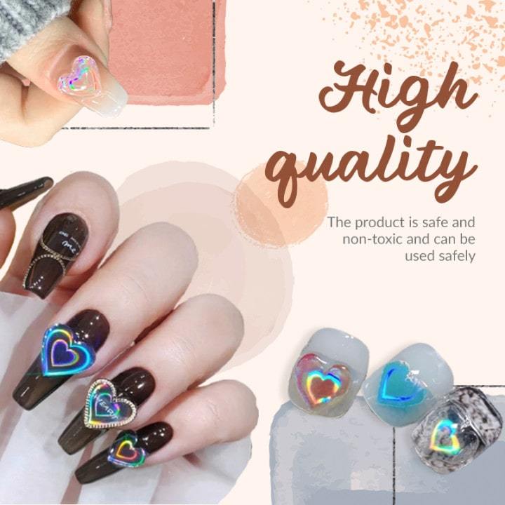 3D Laser Nail Art Stickers