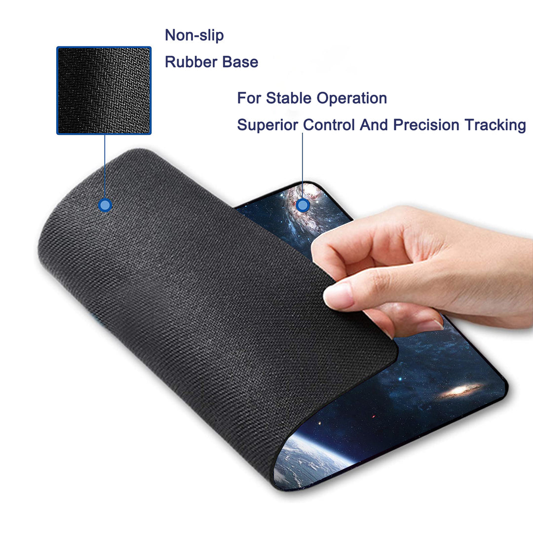 P102 Mouse Pad with Stitched Edge