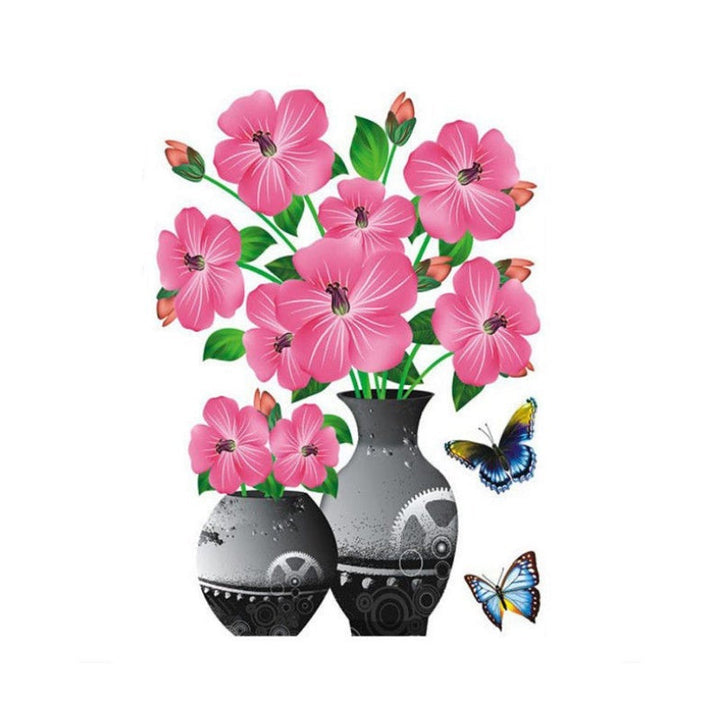 DIY Plant Vase 3D Stereo Stickers Self Adhesive