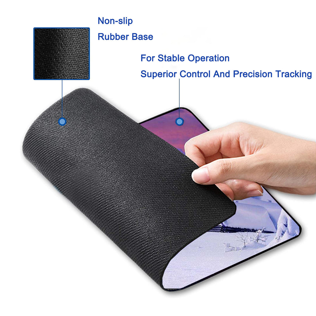 P135 Mouse Pad with Stitched Edge