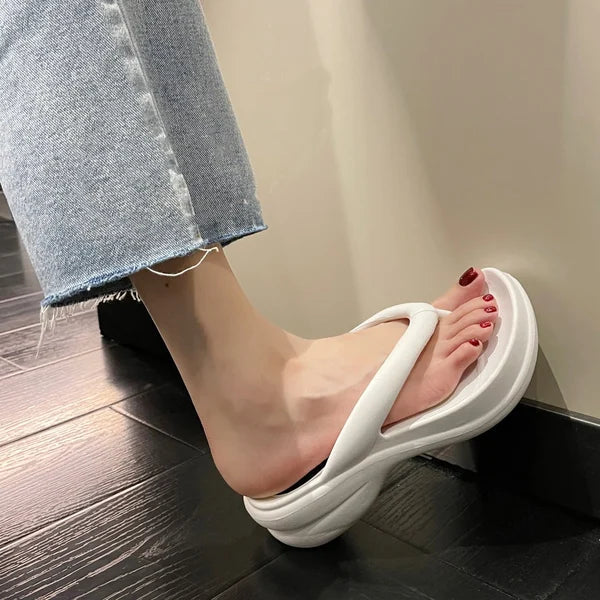 2022 New Thick Bottom Wedge Flip Flops