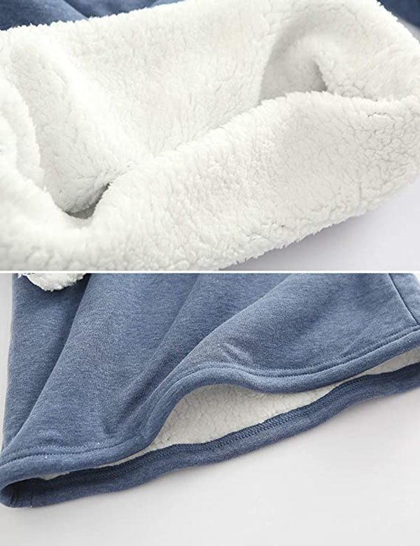 Love Casual Cotton Round Neck Solid Sweatshirt